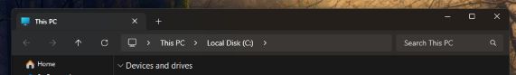NoCommandBar